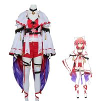 VTuber hololive（ホロライブ） さくらみこ コスプレ衣装 エリート巫女 戦闘服(ホロライブ（hololive） コスプレ衣装)