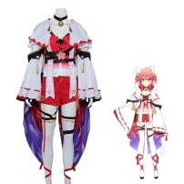 VTuber hololive（ホロライブ） さくらみこ コスプレ衣装 エリート巫女 戦闘服(202×202)