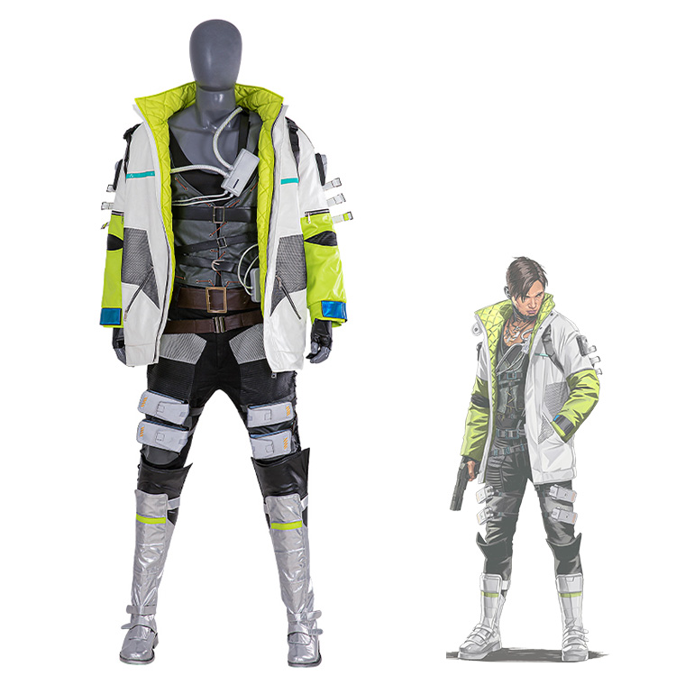 チ*グ様 クリプト 雇われ兵 コスプレ 衣装道具セット APEX エーペックスレ 80044407f57d4a56b18dc83de52cc5
