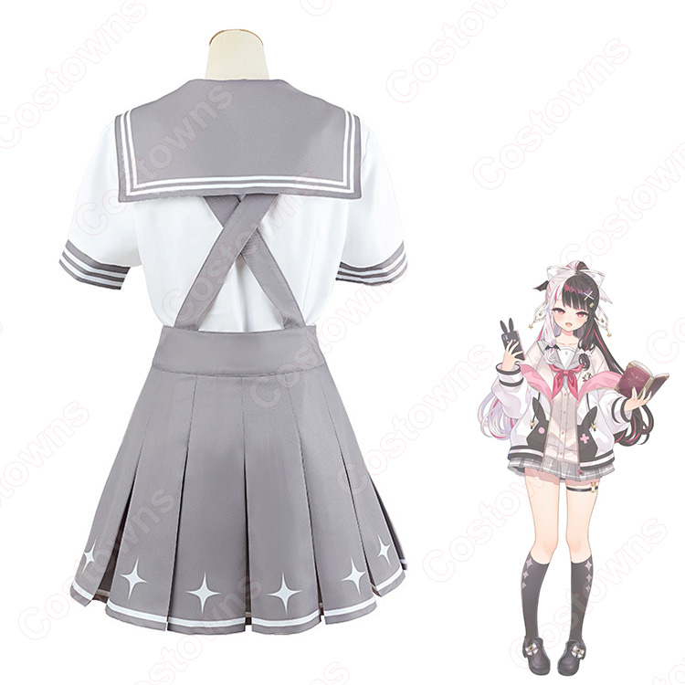 VTuber にじさんじ 夜見れな コスプレ衣装 制服 - Costowns