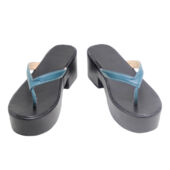 にじさんじ ぽむ れいんぱふ 和風メイド服 コスプレ靴(送料無料)