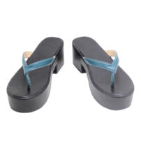 にじさんじ ぽむ れいんぱふ 和風メイド服 コスプレ靴(コスプレ ブーツ（靴）)