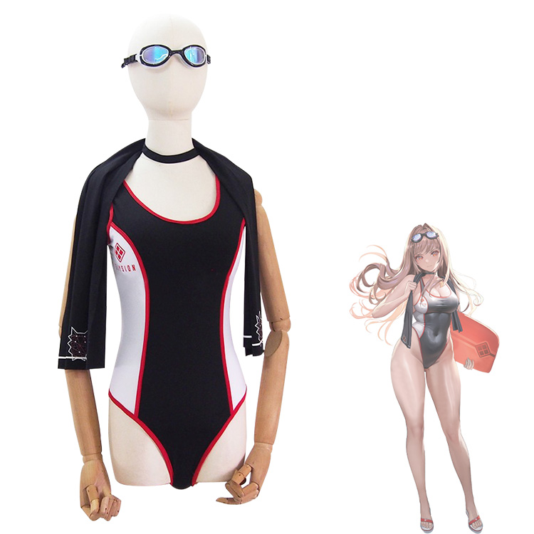 勝利の女神:NIKKE コスプレ 衣装 ラピ 水着 クラシックバカンス S 新品 21123f28fdfa49059d0a92b1a6a50d