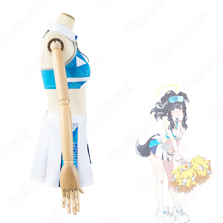 ブルーアーカイブ 猫塚ヒビキ コスプレ衣装 応援団 チアリーダー衣装