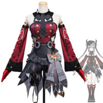原神 フォンテーヌ ゴスロリ監獄少女 コスプレ衣装(原神 コスプレ衣装)