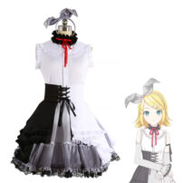 プロセカ アルバムのあの子 鏡音リン コスプレ衣装 『プロジェクトセカイ カラフルステージ！ feat. 初音ミク』 cosplay 仮装 変装(プロジェクトセカイ カラフルステージ！ feat. 初音ミク コスプレ衣装)