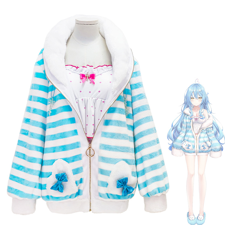 ホロライブ 雪花ラミィ 部屋着 コスプレ衣装 b5dab1e8a2134b7081b22fc5ebbf3c