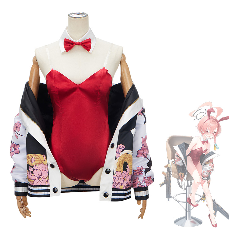 即納 ブルーアーカイブ 美甘ネル バニーガール コスプレ衣装+ウィッグ ブルアカ 7ab1b9506e264783908cb6ea72efda
