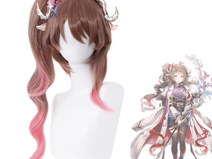 アークナイツ 純燼エイヤフィヤトラ コスプレウィッグ - Costowns