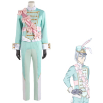 ディズニー ツイステッドワンダーランド シルバー ラビット・ウェア コスプレ衣装 薔薇の王国のホワイトラビット・フェス 衣装(202×202)