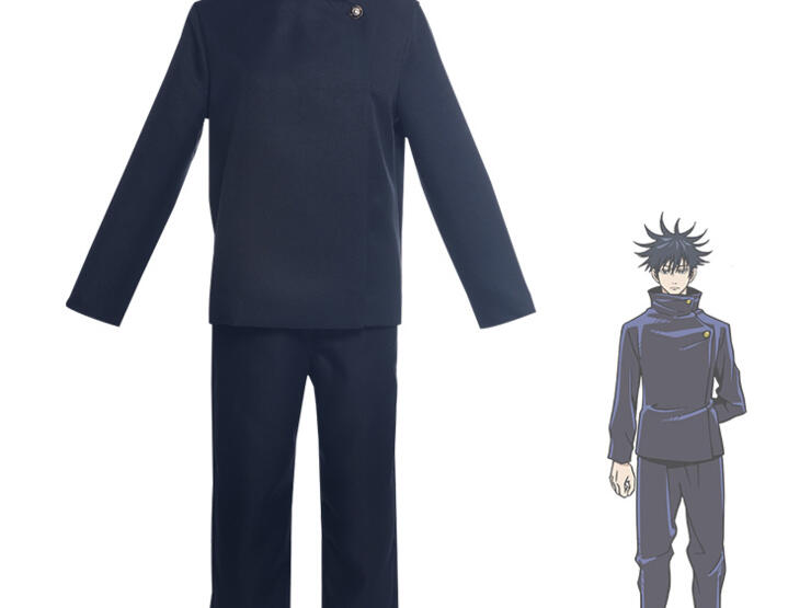 呪術廻戦 伏黒恵 コスプレ ウィッグ 靴 衣装 セット 呪術廻戦 伏黒恵