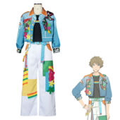 あんさんぶるスターズ！！ 流星隊 「RELAX PARADISE」 守沢千秋 南雲鉄虎 高峯翠 仙石忍 深海奏汰 コスプレ衣装 ぎゅっと☆好きを詰めたトロピカルパラダイス トロピカル衣装(ゲーム• アニメコスプレ衣装でおすすめの商品)