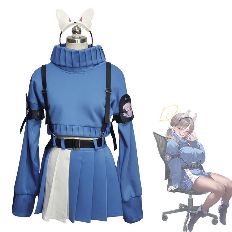 【コスプレ】ブルーアーカイブ 風倉モエ ウィッグ付き b65c165d82dd404ab2d3cd39ea8cb8