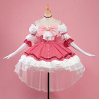 劇場版 魔法少女まどか☆マギカ〈ワルプルギスの廻天〉 鹿目まどか コスプレ衣装(魔法少女まどか☆マギカ コスプレ衣装)