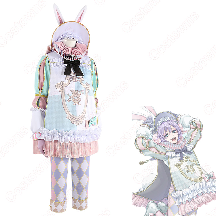 【新品・即納】ラビットフェス エペル コスプレ 衣装 ツイステッドワンダーランド ディズニー ツイステッドワンダーランド 薔薇の王国のホワイトラビット