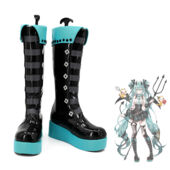 初音ミク×ラスカル 2023 初音ミク コスプレ靴(コスプレブーツ、ウィッグ、道具でおすすめの商品)