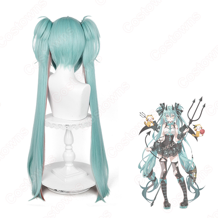 初音ミク×ラスカル 2023 初音ミク コスプレウィッグ - Costowns