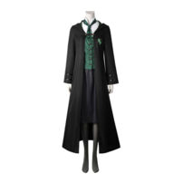 ホグワーツ・レガシー スリザリン 女子生徒 制服 コスプレ衣装 ホグワーツ魔法魔術学校のローブ(その他 コスプレ衣装)