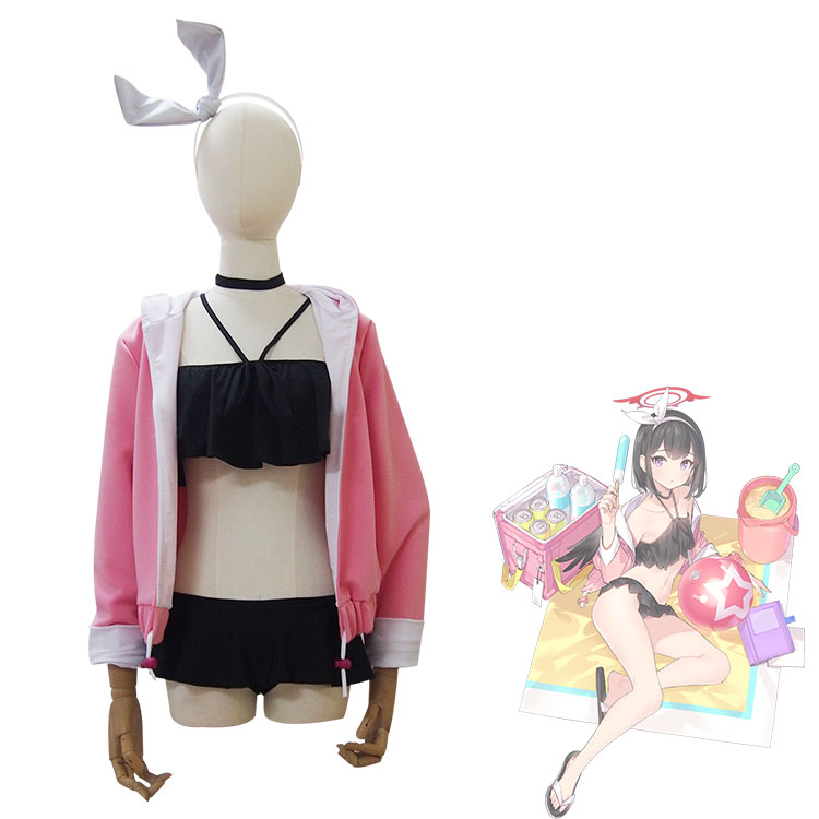 送料無料！！ブルーアーカイブ 静山マシロ 水着 コスプレ衣装 オーダメイド可