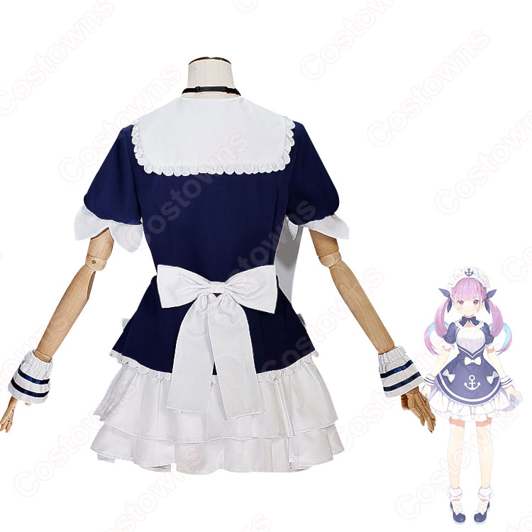 ホロライブ 湊あくあ ビジュアルメンテナンス コスプレ衣装 VTuber