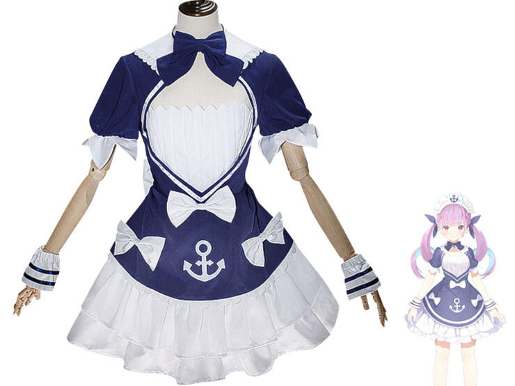vtuber 湊あくあ　コスプレ衣装　ドレス　ウェディング　ホロライブ Vtuber ホロライブ 湊あくあ コスプレ衣装