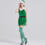 2023 クリスマス 緑 セクシー ワンピース ホルターネック ドレス テーマパーティー衣装 演出服 サイズ S~XXL サンタ衣装 3