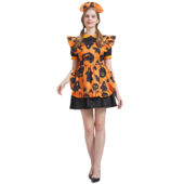 ハロウィン衣装 メイド服 カボチャ スカート コスプレ 衣装 レディース 大人用 女性用 変装 仮装(仮装コスプレ衣装でおすすめの商品)