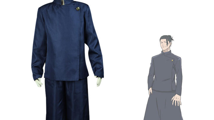 夏油傑 制服 Lサイズ 上下セット プレミアムバンダイ 呪術廻戦　コスプレ 夏油傑 制服 Mサイズ 上下 セット プレミアムバンダイ 呪術廻戦