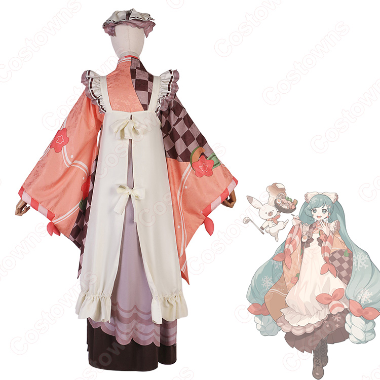雪ミク 初音ミク コスプレ衣装 SNOW MIKU 2024 セピア 衣装 - Costowns