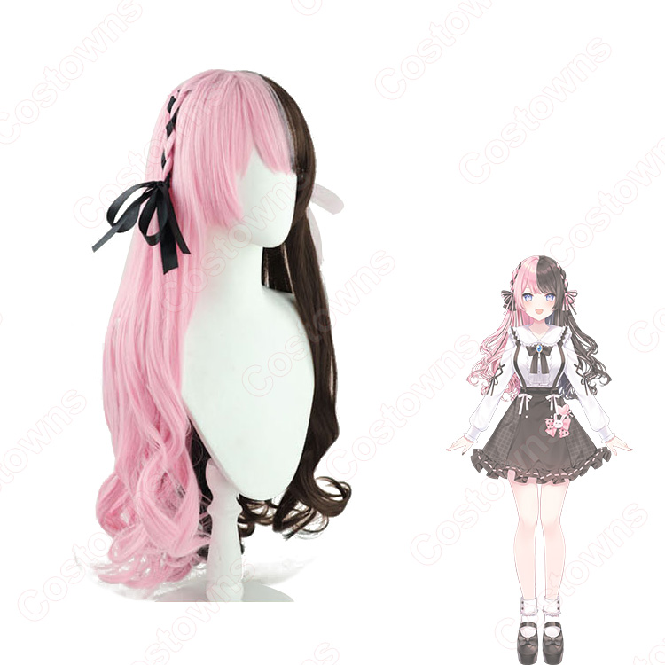 ぶいすぽ　橘ひなの　コスプレ　ウィッグ付き VTuber ぶいすぽっ! 橘ひなの コスプレウィッグ - Costowns