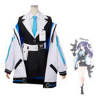 ♡ ブルーアーカイブ 牛牧ジュリ ウェイトレス コスプレ 衣装 高品質 ♡ ブルーアーカイブ 牛牧ジュリ アルバイト コスプレ衣装 - Costowns
