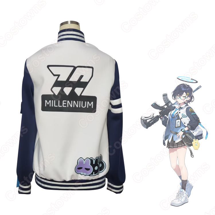 ブルーアーカイブ 各務チヒロ コスプレ衣装 7点セット(コート