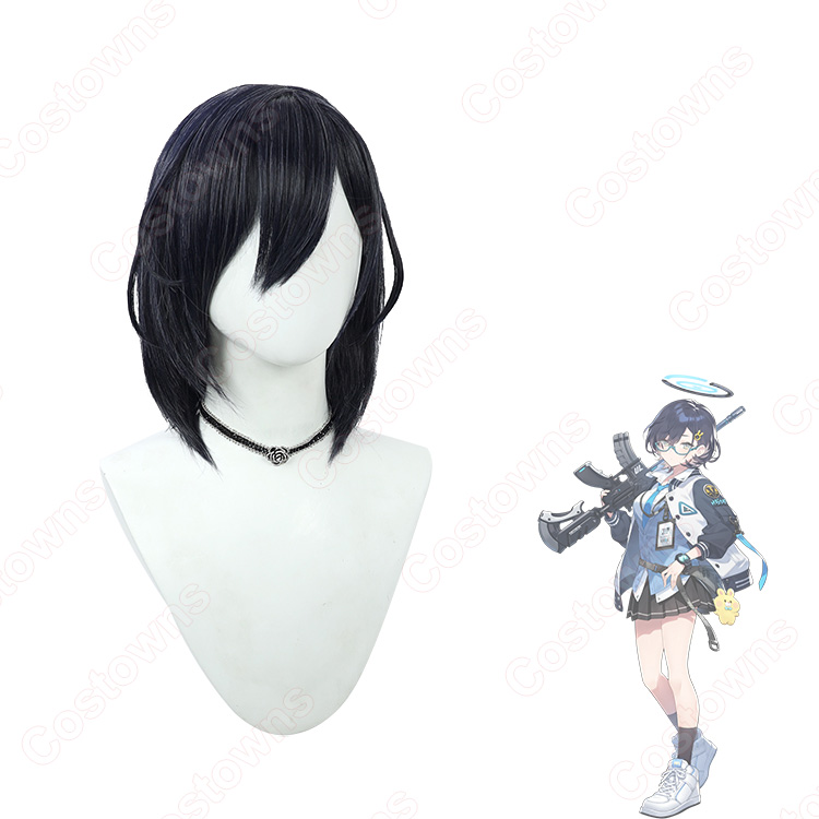 ブルーアーカイブ 各務チヒロ コスプレウィッグ - Costowns
