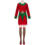 2023 クリスマス衣装 コスプレ 大人用 テーマパーティー衣装 赤 緑 エルフ パフォーマンス 衣装 サンタ衣装 0