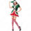 2023 クリスマス衣装 コスプレ テーマパーティー衣装 パフォーマンス 衣装 赤 緑 半袖 ワンピース サンタ衣装 1