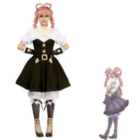 大逆転裁判 -成歩堂龍ノ介の冒險- アイリス・ワトソン コスプレ衣装 ゴシック服(その他 コスプレ衣装)