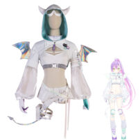 hololive ホロライブ 常闇トワ 白衣装 コスプレ衣装(ホロライブ（hololive） コスプレ衣装)