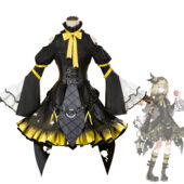 鏡音リン コスプレ衣装 初音ミク×ラスカル 2023 ヴィランズ衣装(送料無料)