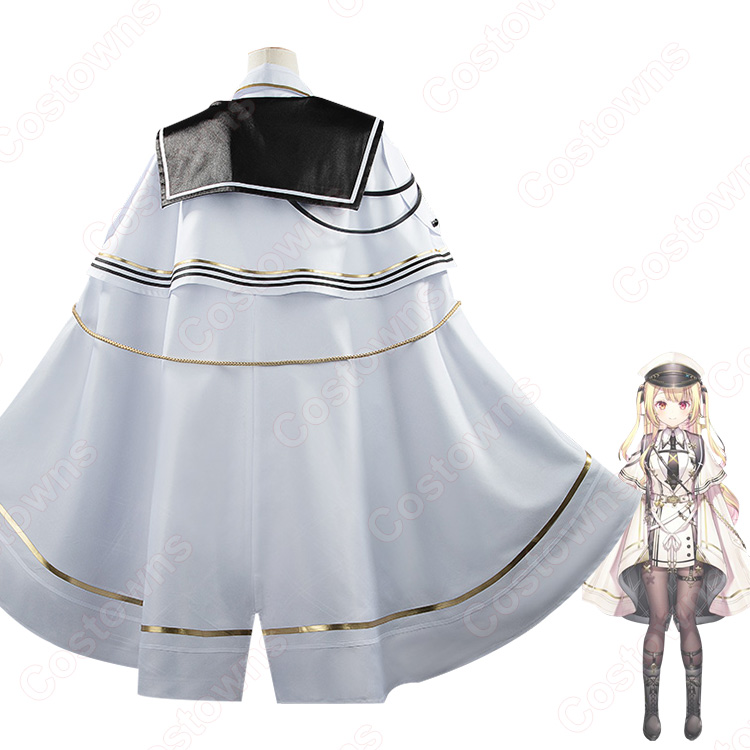 にじさんじ バーチャルYouTuber 星川サラ 新衣装 白軍服 コスプレ衣装