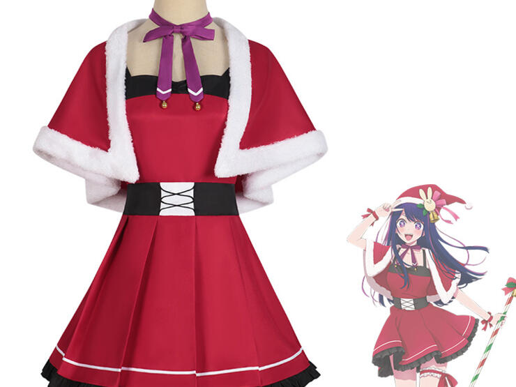 推しの子】 星野アイ コスプレ衣装 クリスマス サンタ衣装