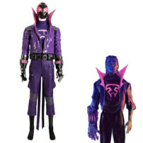 スパイダーマン:アクロス・ザ・スパイダーバース プラウラー マイルス・モラレス コスプレ衣装(その他 コスプレ衣装)