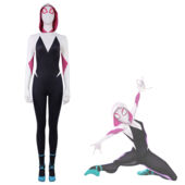 スパイダーマン:スパイダーバース スパイダーグウェン コスプレ衣装(ゲーム• アニメコスプレ衣装でおすすめの商品)