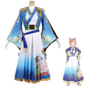 ウマ娘 プリティーダービー テイエムオペラオー 初晴・青き絢爛 コスプレ衣装 瑞花繚乱！新春かるた合戦 振袖衣装(ゲーム• アニメコスプレ衣装でおすすめの商品)