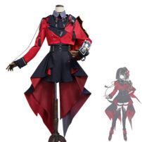 刀剣乱舞ONLINE 京極正宗 コスプレ衣装 新刀剣男士 赤ゴシックスーツ(刀剣乱舞 コスプレ衣装)