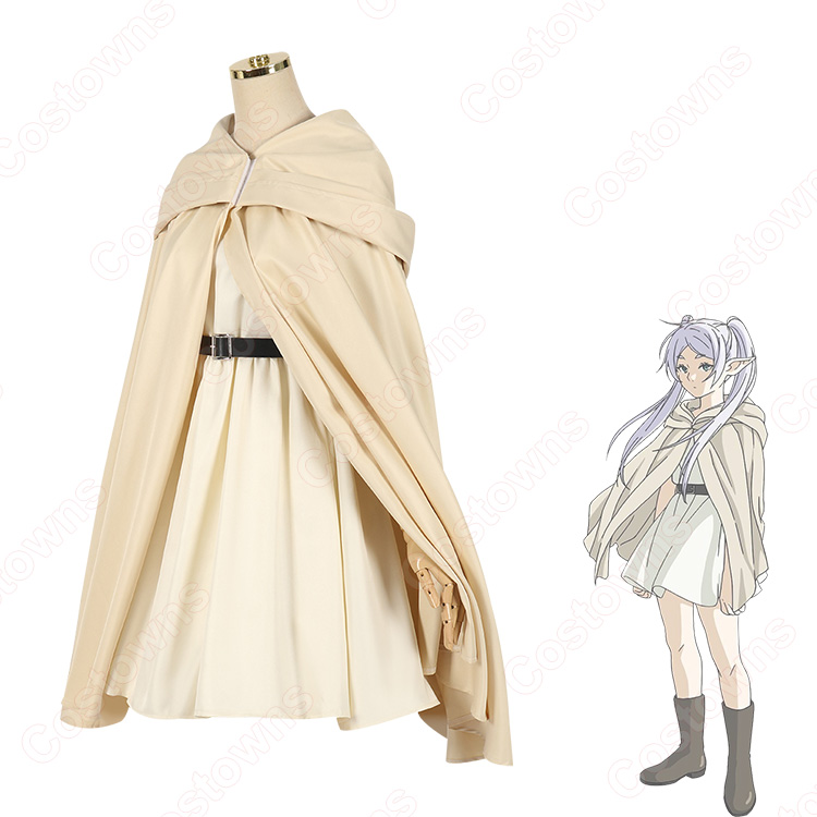 コストモ製　葬送のフリーレン　フリーレン　衣装　S 葬送のフリーレン フリーレン コスプレ衣装 3点セット(マント