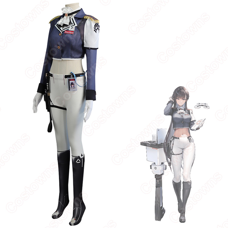 勝利の女神:NIKKE マルチャーナ コスプレ衣装 軍服風 衣装 - Costowns