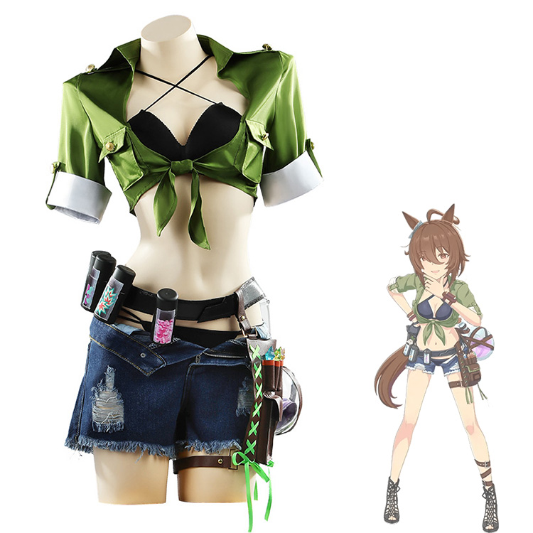 ウマ娘　アグネスタキオン　水着　コスプレ 10d07ac69d8d4e188393aa11a1c3c6