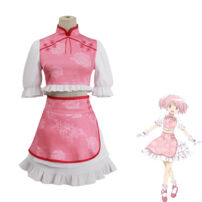 劇場版 魔法少女まどか☆マギカ[新編]叛逆の物語 チャイナガール 鹿目まどか コスプレ衣装 中華風 衣装(魔法少女まどか☆マギカ コスプレ衣装)