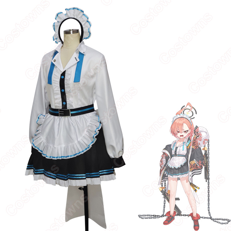 ブルーアーカイブ 美甘ネル コスプレ衣装 メイド服 - Costowns