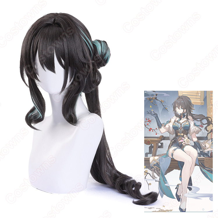【新品】コスプレ　崩壊スターレイル ルアン・メェイ　ウィッグ付き 8917565900814aa8877b5443041bd4